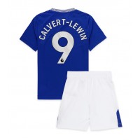 Everton Dominic Calvert-Lewin #9 Heimtrikotsatz Kinder 2024-25 Kurzarm (+ Kurze Hosen)